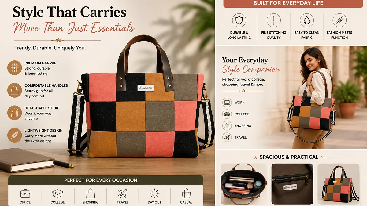 Bags and luggage marketplace creative preview