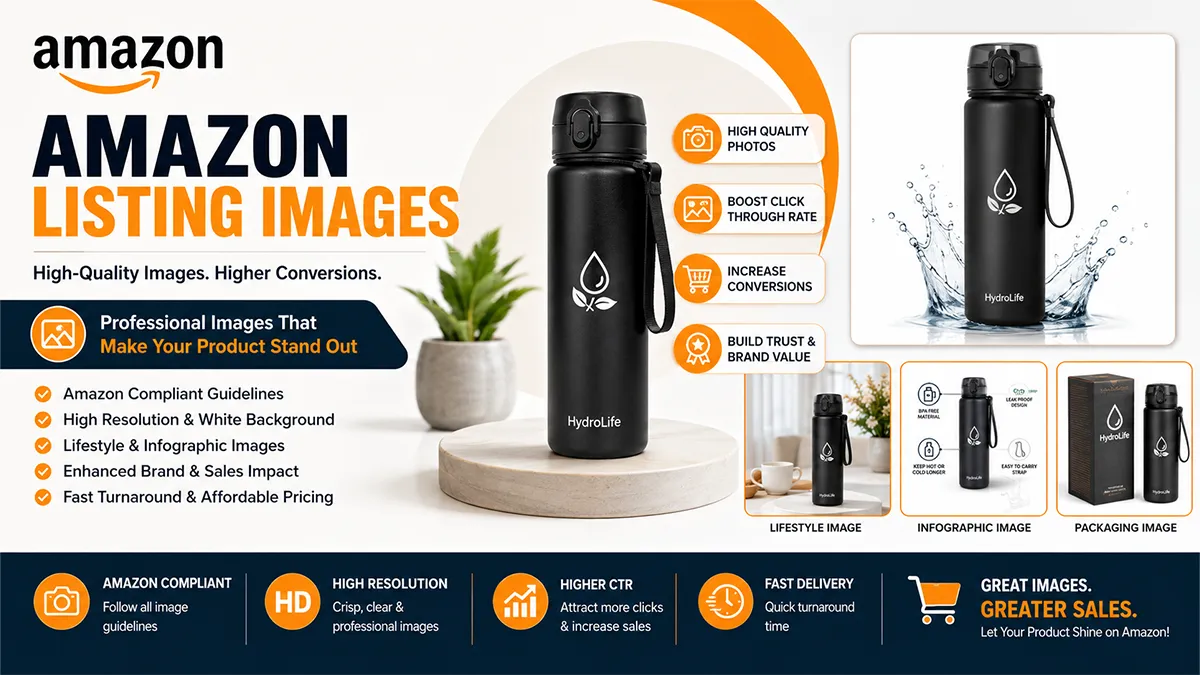 White background product photo for marketplace listing