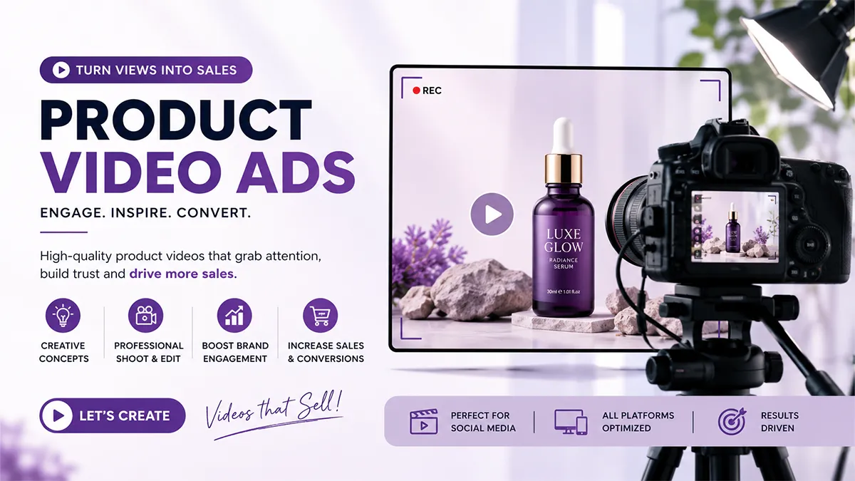 Product photography studio setup